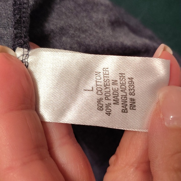 Blue Mountain Bundle of 3 long sleeve tees Blue Gray and Green Large - Picture 8 of 8